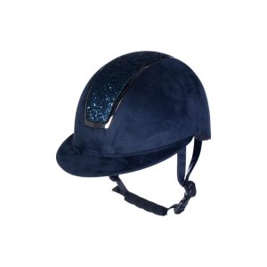 Cap -Lady Shield Sparkle Velours-HKM- Meerdere kleuren