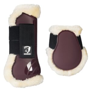PVC BEENBESCHERMERS MET BONT, SET VAN 4- Meerdere kleuren- Horka