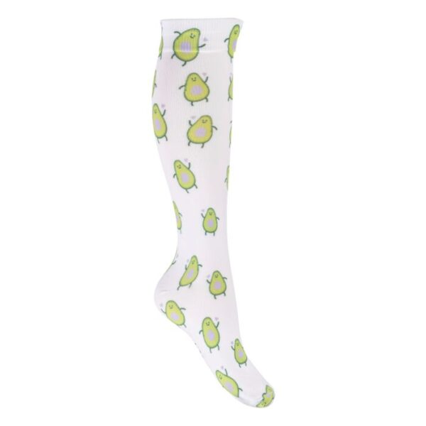 Paardrijsokken- Arizona- Flamingo- Avacado- HKM - Afbeelding 3