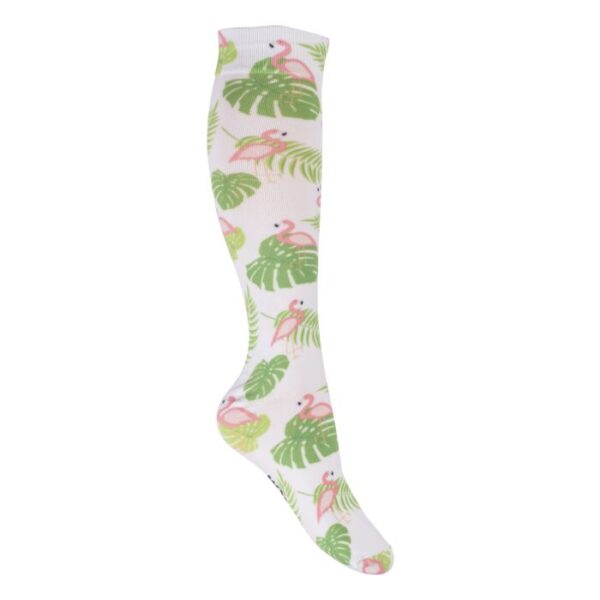 Paardrijsokken- Arizona- Flamingo- Avacado- HKM