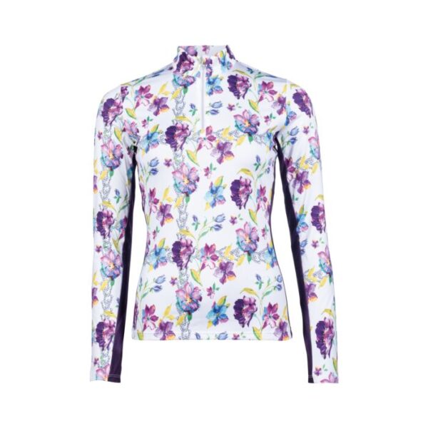 Rijshirt- -Lilac Flower-HKM - Afbeelding 2