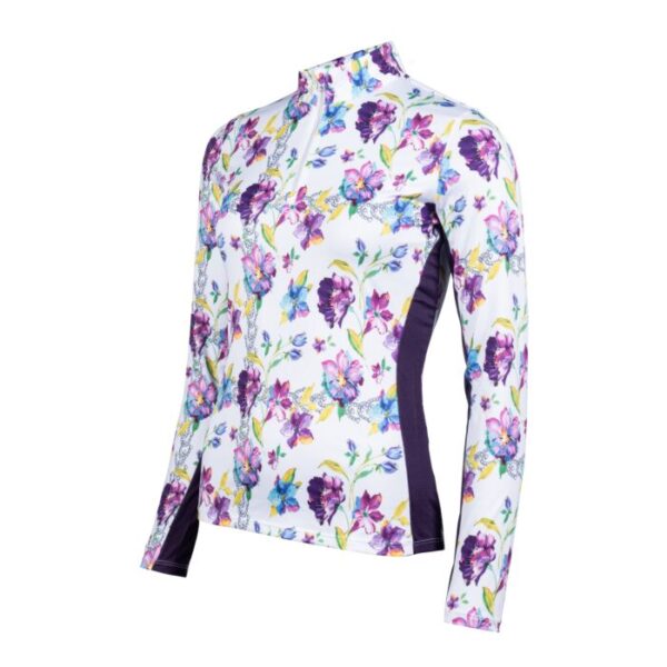 Rijshirt- -Lilac Flower-HKM - Afbeelding 3