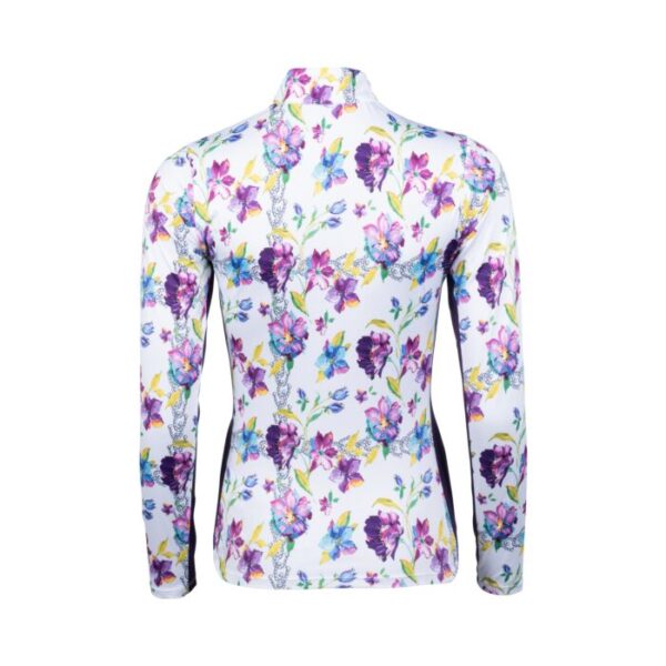 Rijshirt- -Lilac Flower-HKM - Afbeelding 4