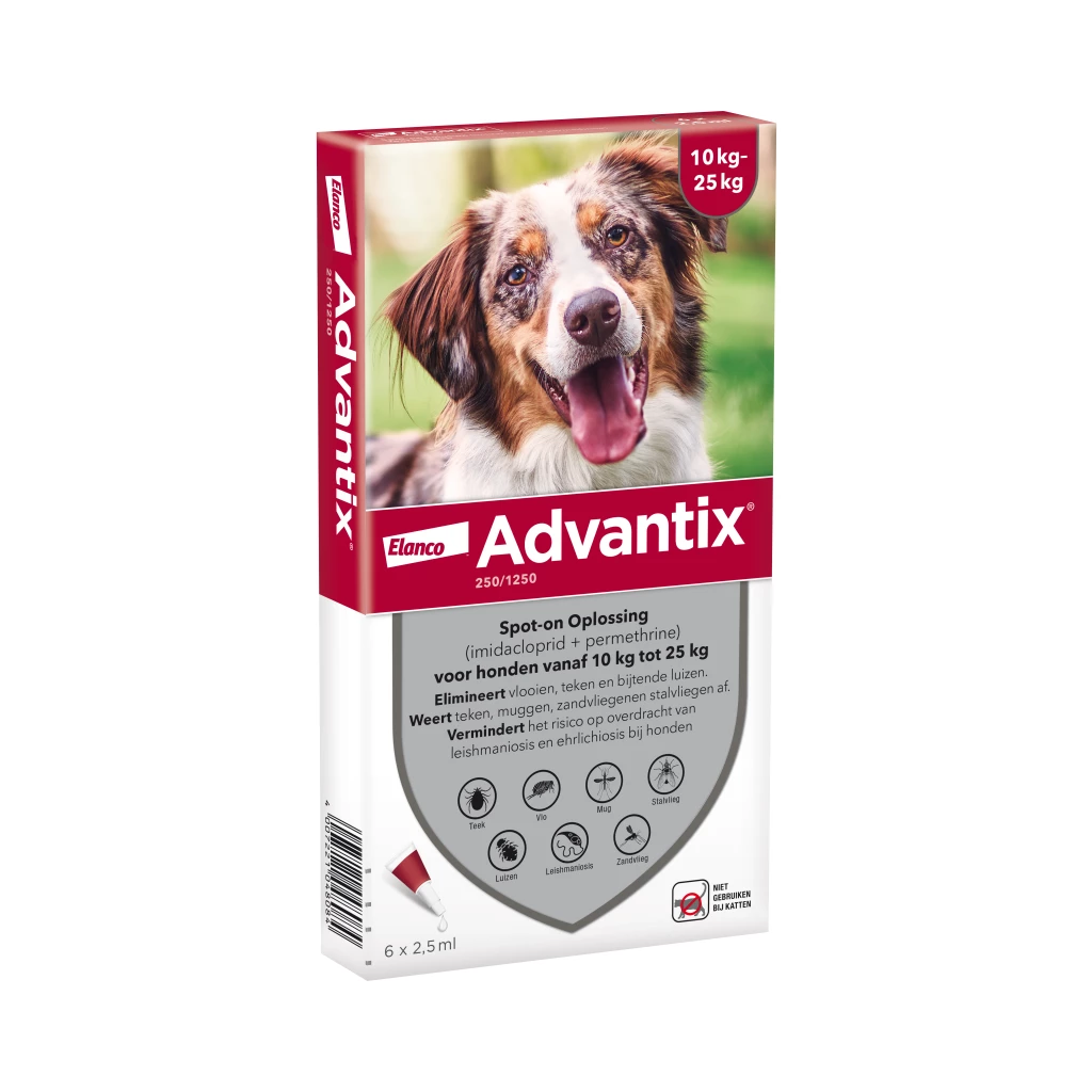 Advantix vlooien- en tekenpipet voor honden - Afbeelding 2