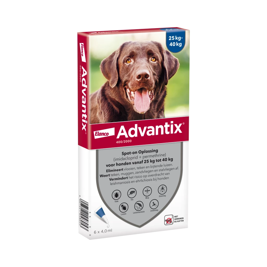 Advantix vlooien- en tekenpipet voor honden - Afbeelding 3