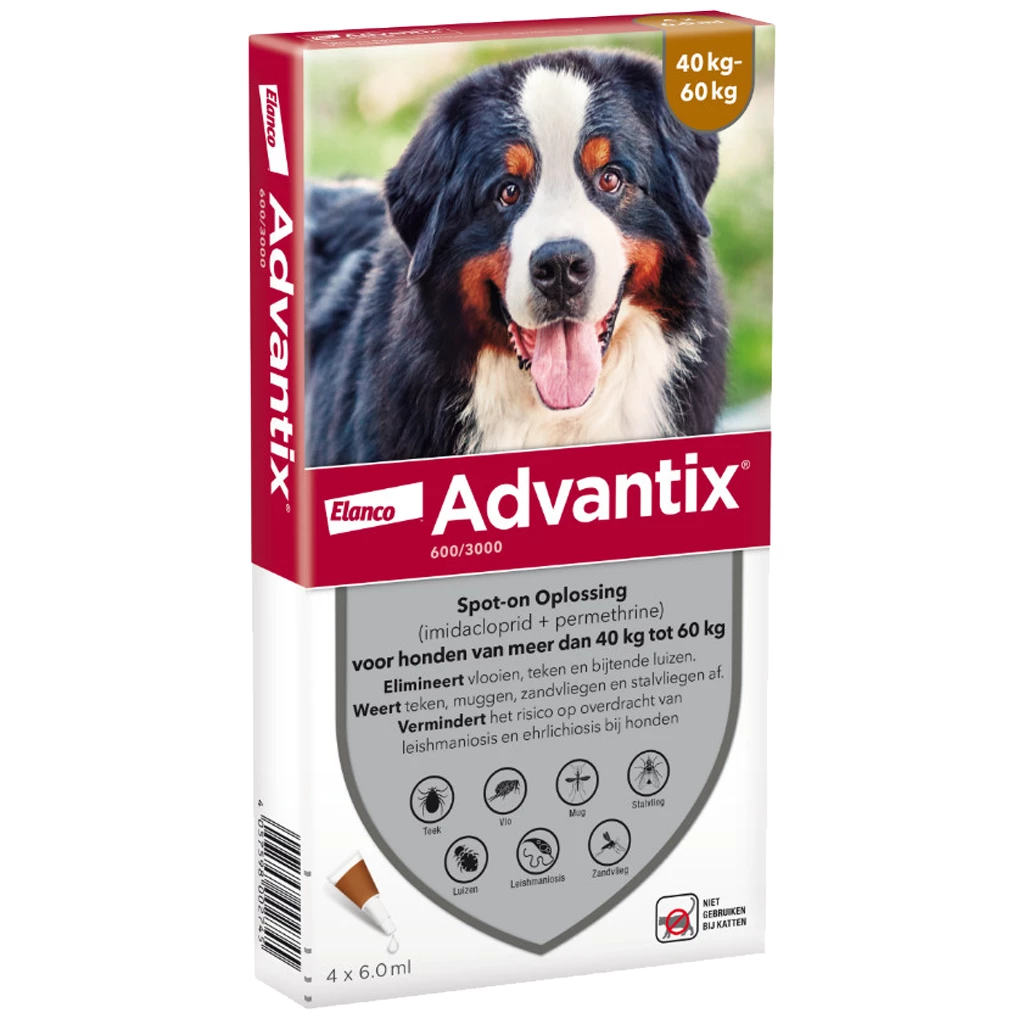 Advantix vlooien- en tekenpipet voor honden - Afbeelding 5