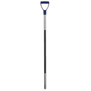 Mestvork steel aluminium 115 cm met rubberen grip Meerdere kleuren