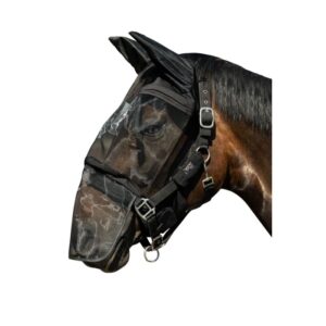 Anti-fly mask -Premium- with nose protection Meerdere kleuren- HKM