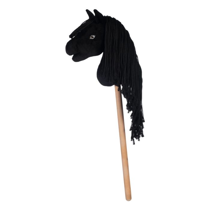 HKM - Hobby Horse Stokpaard Professional Slim Line - Zwart – Kinder